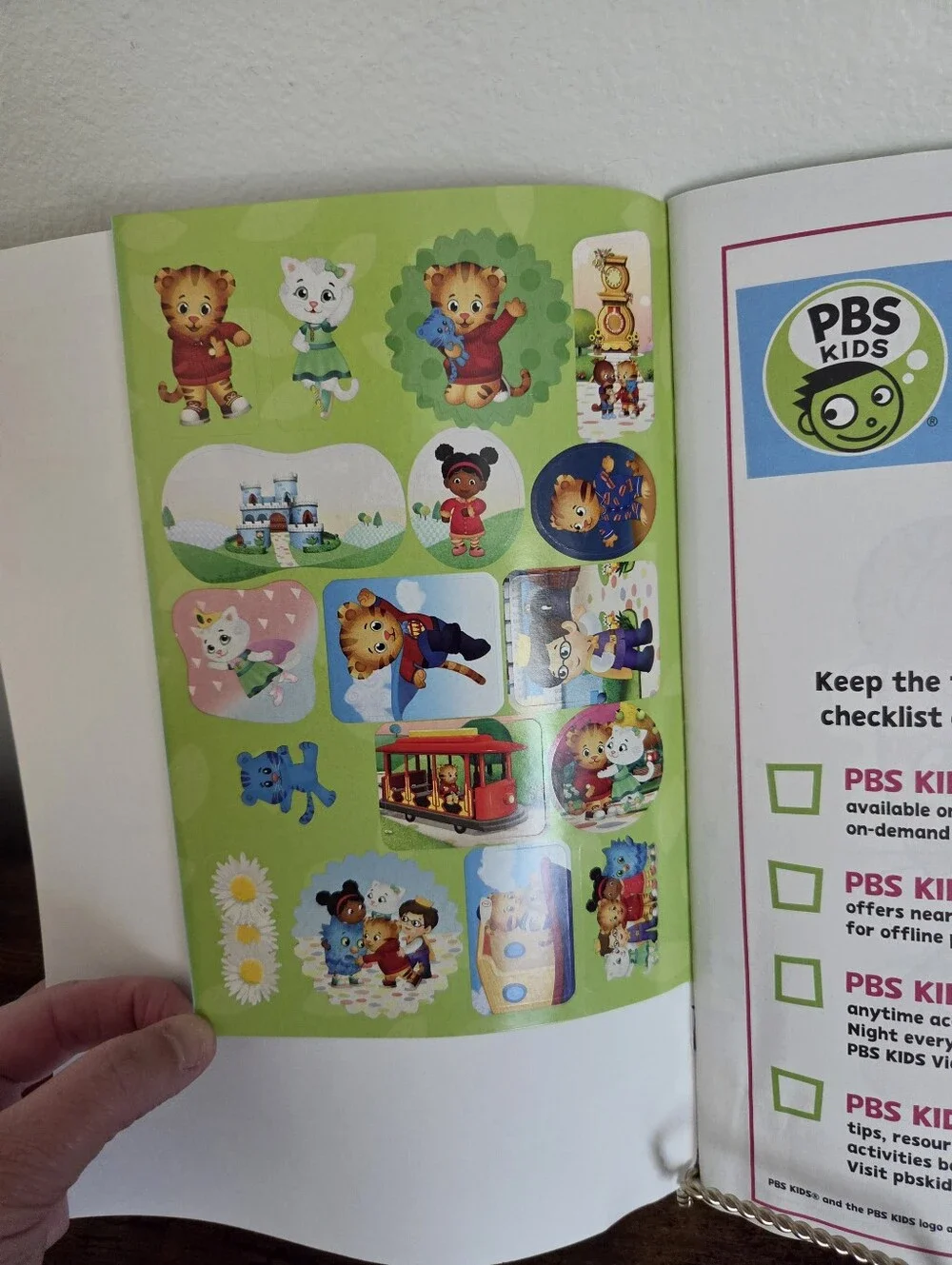 Daniel Tiger Color By Number Activity Book - 2020 Rare HTF